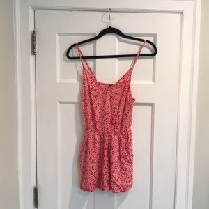 Red & white H&M Romper